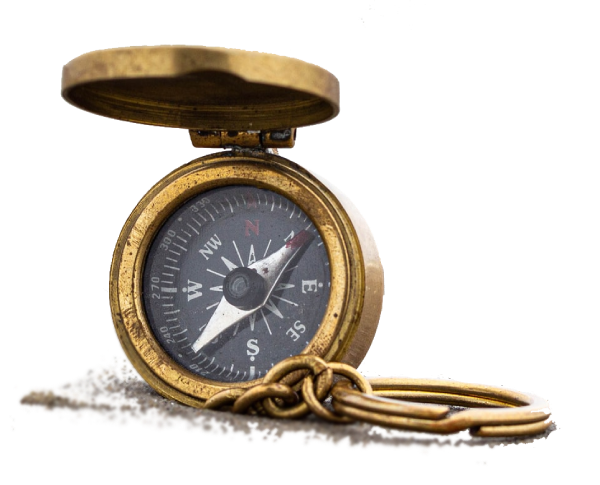 Kompass Symbol für Orientierung und Richtung